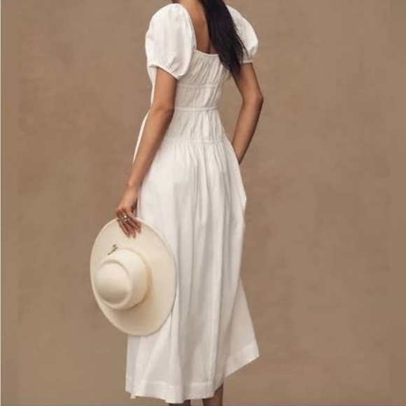 Reformation Rhett Organic Cotton Midi Dress - Picture 5 of 13